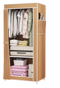 Armoire en Tissu Compacte et Facile à Assembler - Rangement Anti-Poussière Multi-Couches