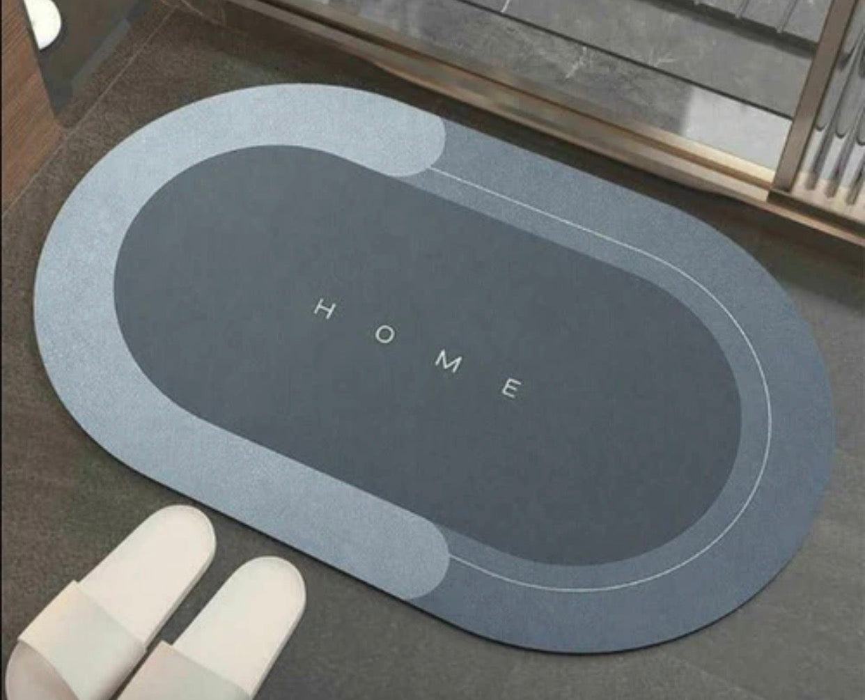 Tapis de Bain Super Absorbant en Terre de Diatomée – Séchage Rapide & Antidérapant