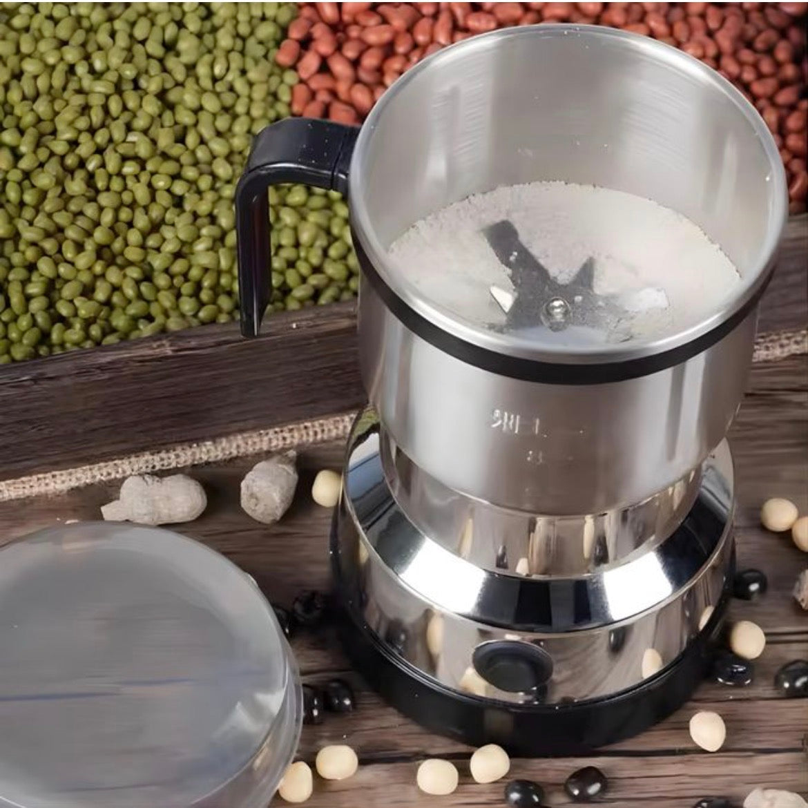 Blender & Grinder Silver Love NM-8600 Puissant 500W | Lame Métal | Capacité 500ML