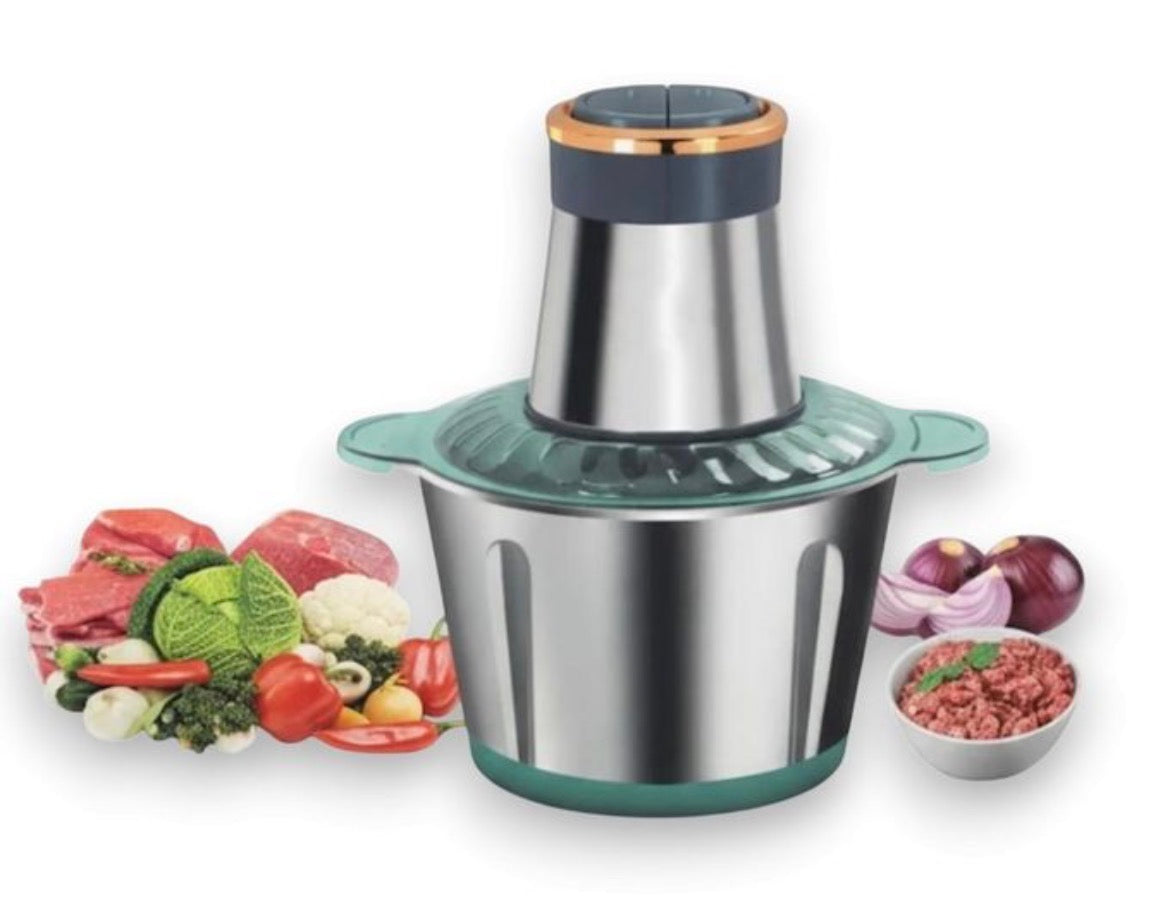 Robot Culinaire Multifonction "Guarantee" - Blender & Hachoir Inox Haute Qualité 3L