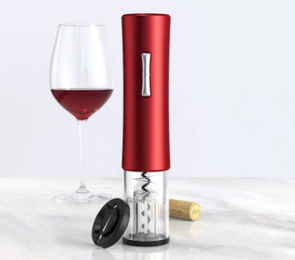 Tire-Bouchon Électrique Sans Fil à Piles AA – Ouverture en 8 Secondes