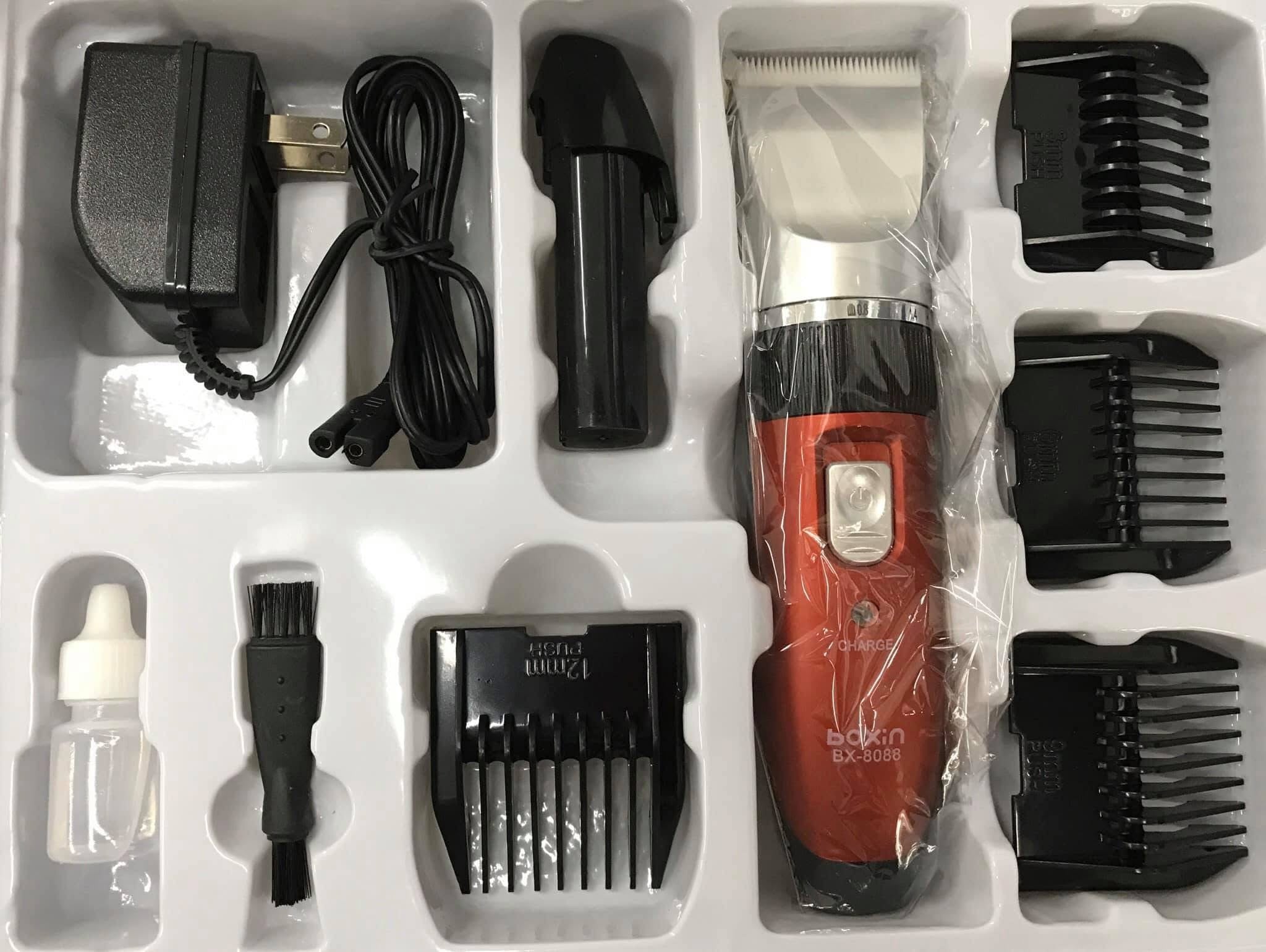 Tondeuse à Cheveux et Barbe Professionnelle Rechargeable – Kit Complet Haute Précision