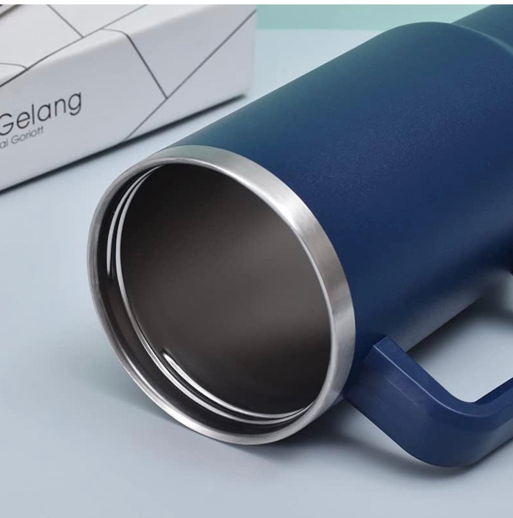Tasse Thermos Réutilisable en Acier Inoxydable - Garde Chaud/Froid