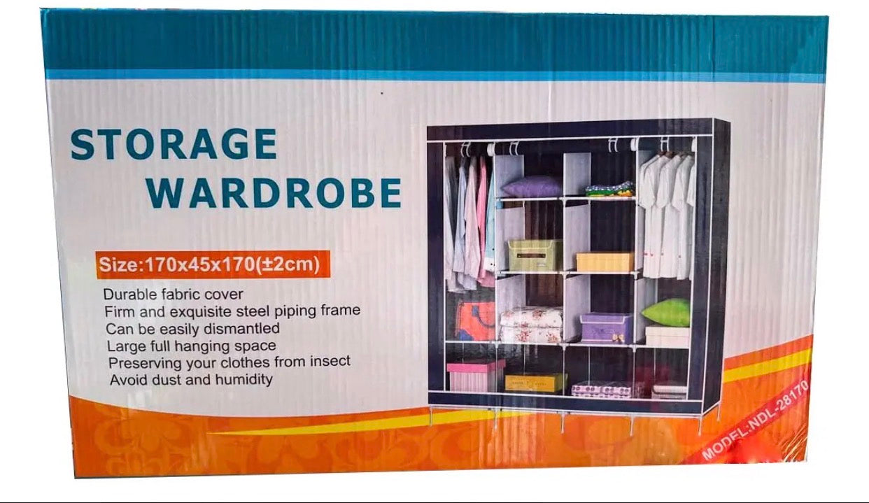 Armoire de Rangement Portable Nao Ge - Tissu Durable & Structure Acier