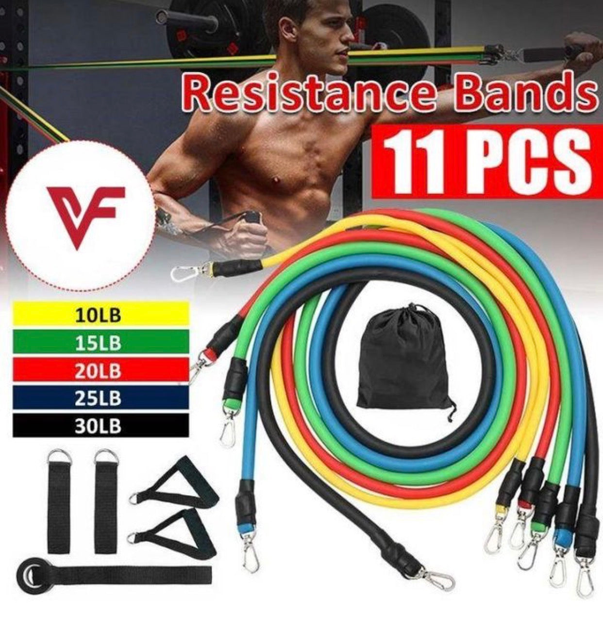 Kit d'Entraînement par Suspension Pro – Système de Fitness Complet au Poids du Corps