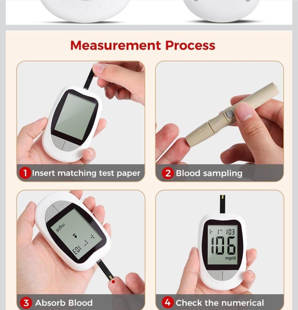 Lecteur de glycémie sans code - Utilisation facile, résultats rapides et précis